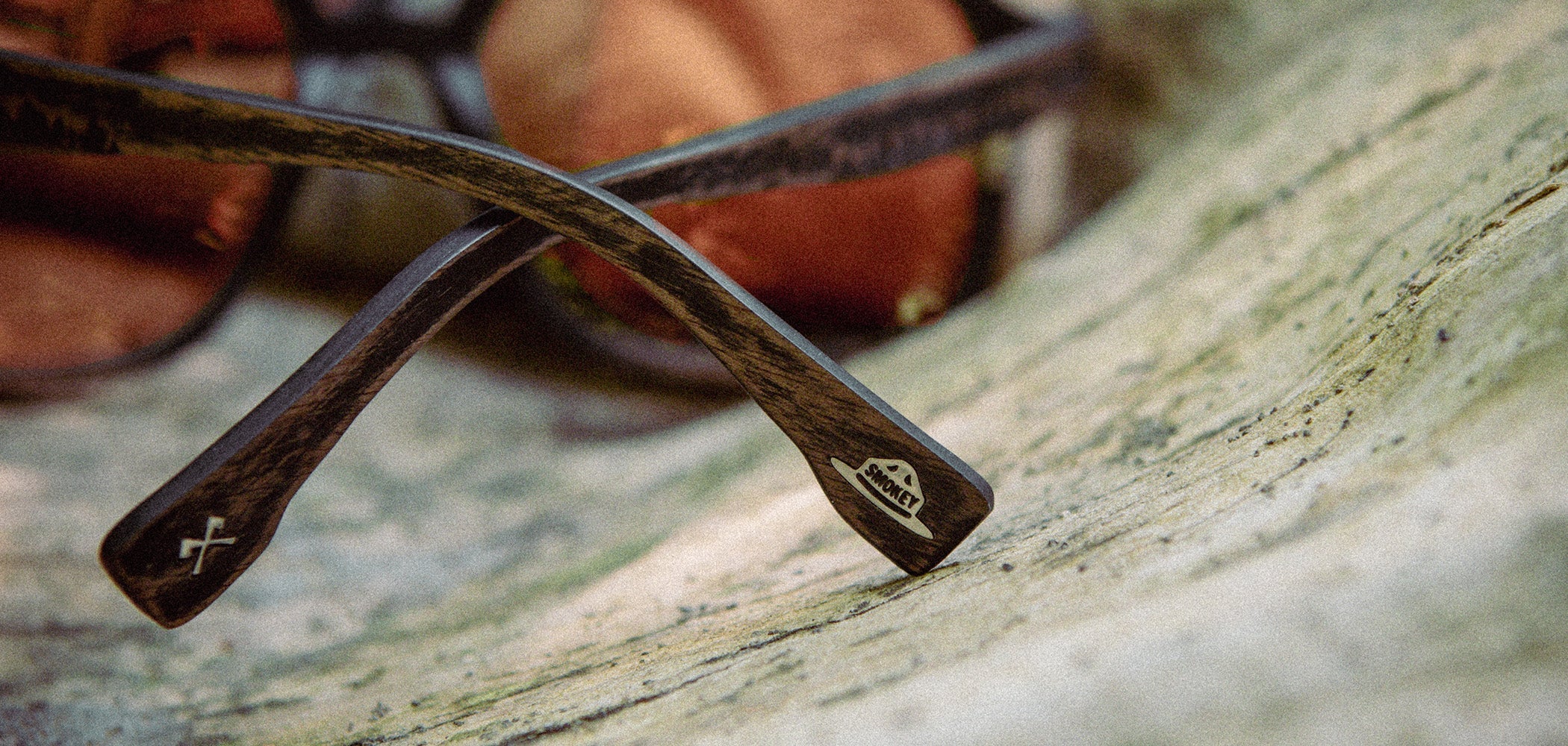 Auburn Wood Sunglasses - Smokey Bear Edition