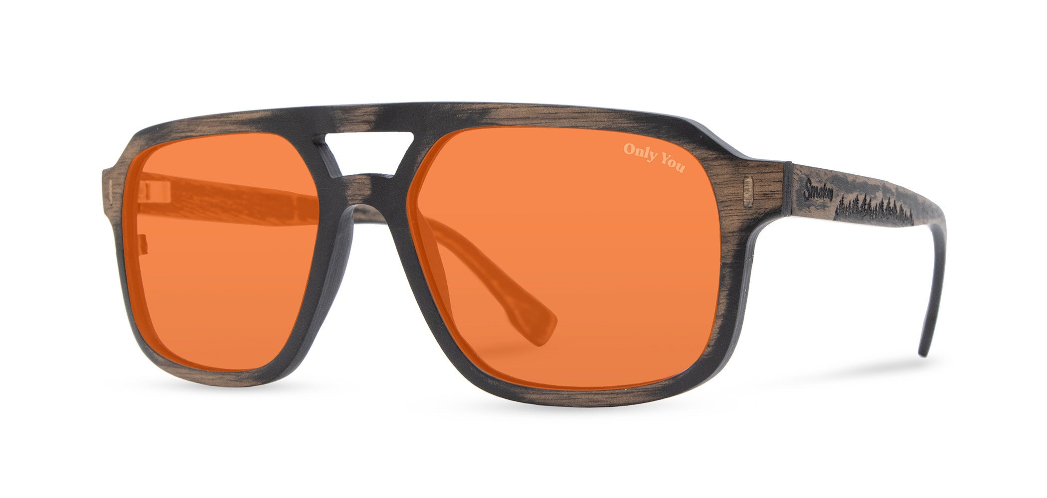 Auburn Wood Sunglasses - Smokey Bear Edition