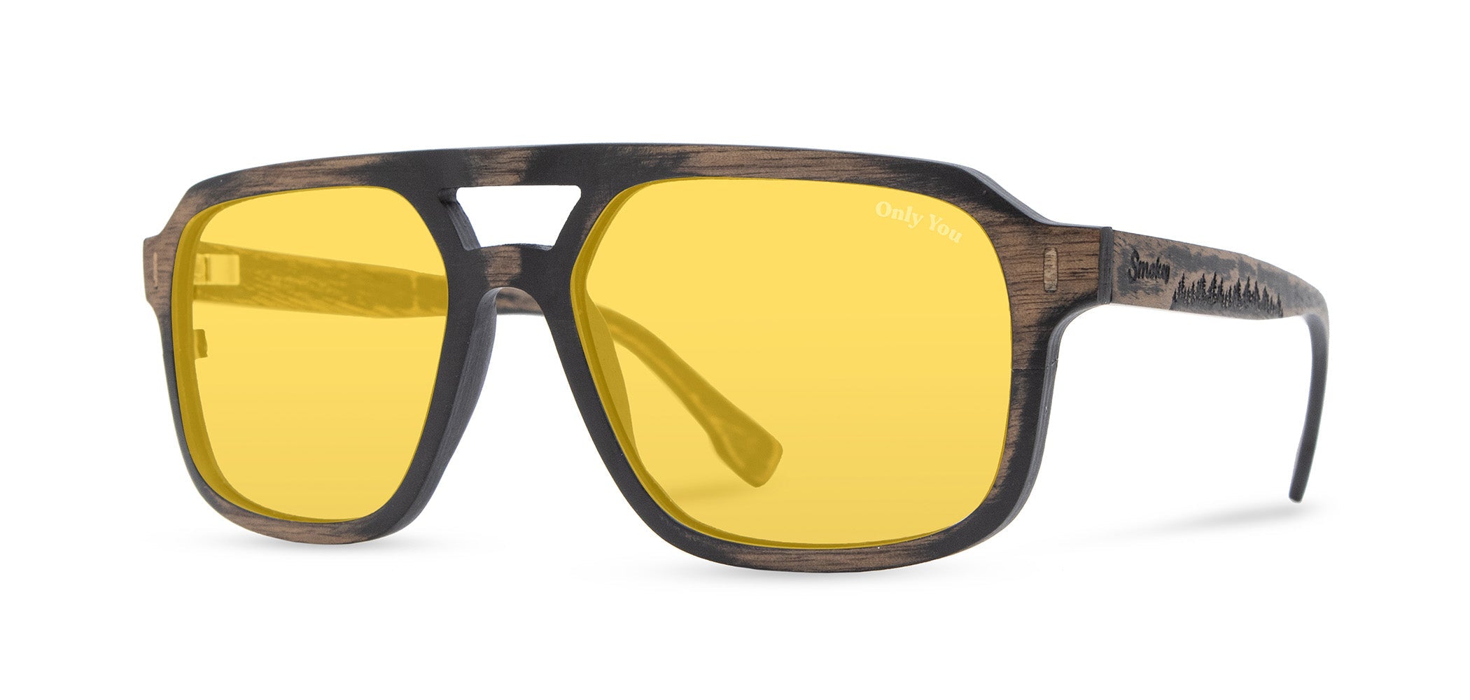 Auburn Wood Sunglasses - Smokey Bear Edition