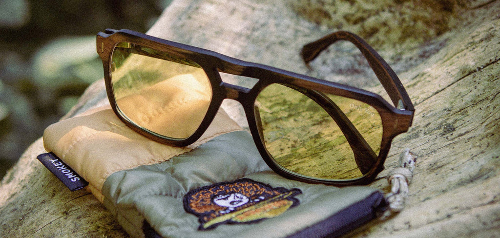 Auburn Wood Sunglasses - Smokey Bear Edition