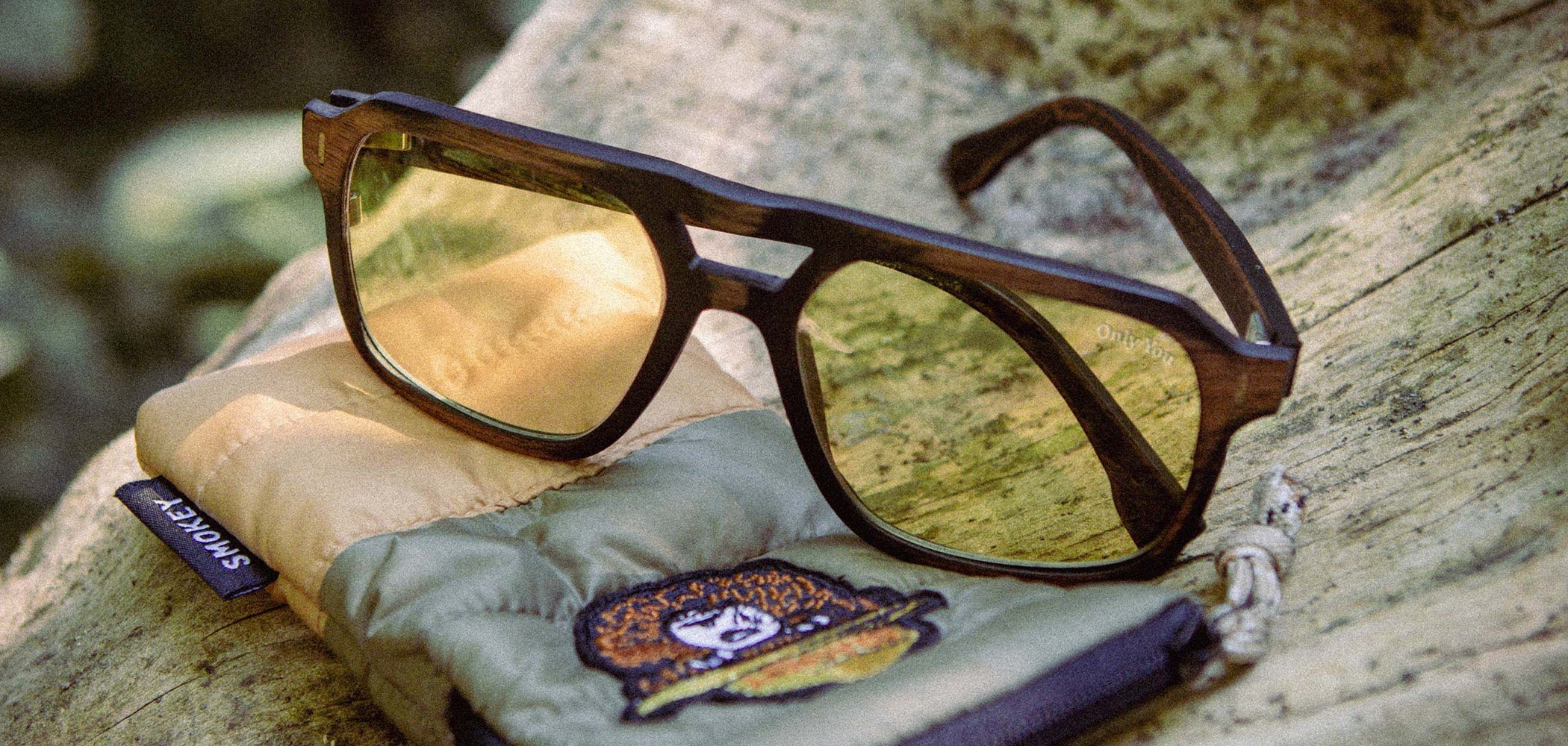 Auburn Wood Sunglasses - Smokey Bear Edition